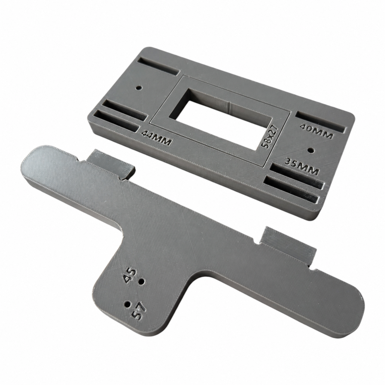 🔧 Adjustable Tubular Latch Jig Router Template