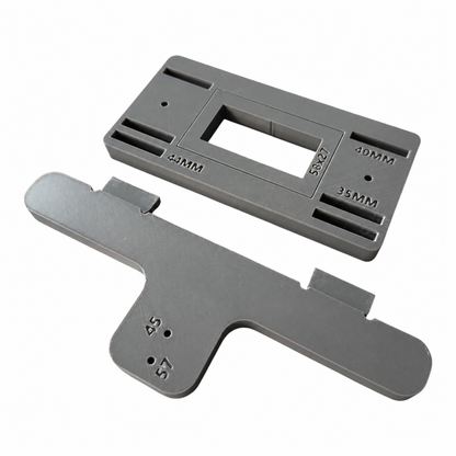 🔧 Adjustable Tubular Latch Jig Router Template