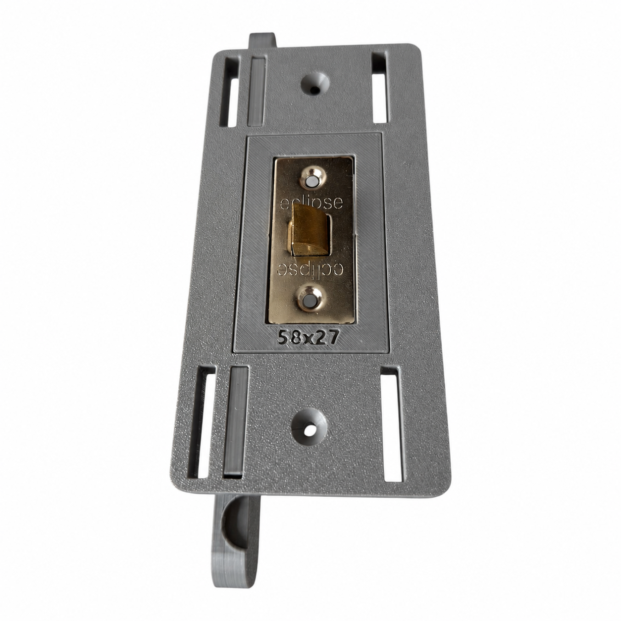 🔧 Adjustable Tubular Latch Jig Router Template