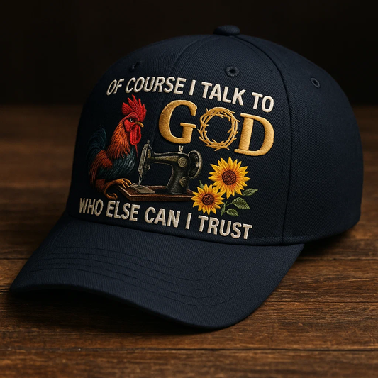 ✝️Of Course I Talk to God Baseball Cap