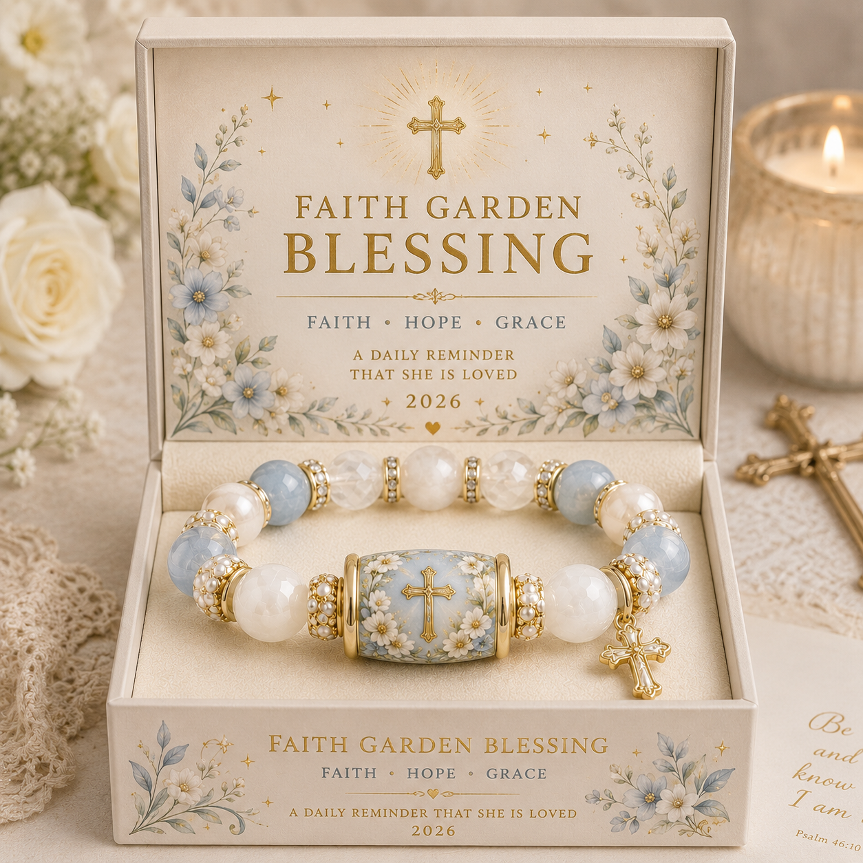 ✝️ Faith, Hope & God’s Blessings 🤍 | 2026 Limited Edition Bracelet