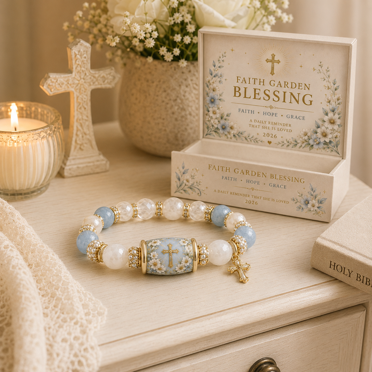 ✝️ Faith, Hope & God’s Blessings 🤍 | 2026 Limited Edition Bracelet