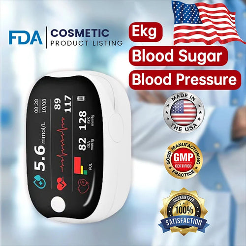 🔥Advanced Laser Glucose Monitor – No Pricks, 99.9% Accuracy!🔥