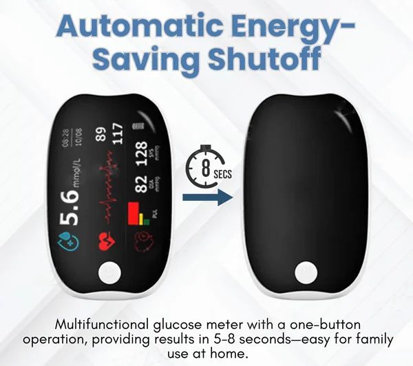 🔥Advanced Laser Glucose Monitor – No Pricks, 99.9% Accuracy!🔥