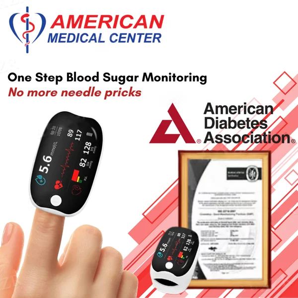 🔥Advanced Laser Glucose Monitor – No Pricks, 99.9% Accuracy!🔥