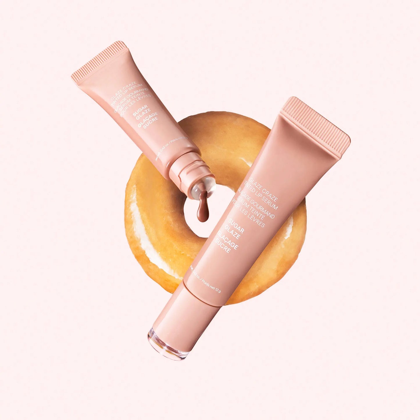 Glaze Craze Tinted Lip Serum, Hydrating & Moisturizing Lip Tint, Korean Lip Care, Infused with Polypeptide