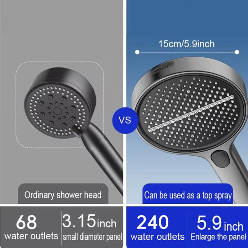🏆Flash Sale⚡ 50K+ SOLD! Almost Gone-💥💥2025 New Product 💥High-End Pressurized Large Panel Shower Head