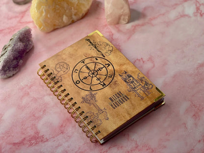 💥LAST DAY 49% OFF🧙Beginner-friendly 🔮Tarot Journal And Planner With Stickers(✨Hardcover)