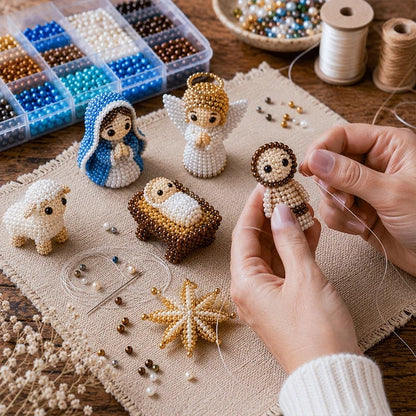 DIY Nativity Scene Beading Kit