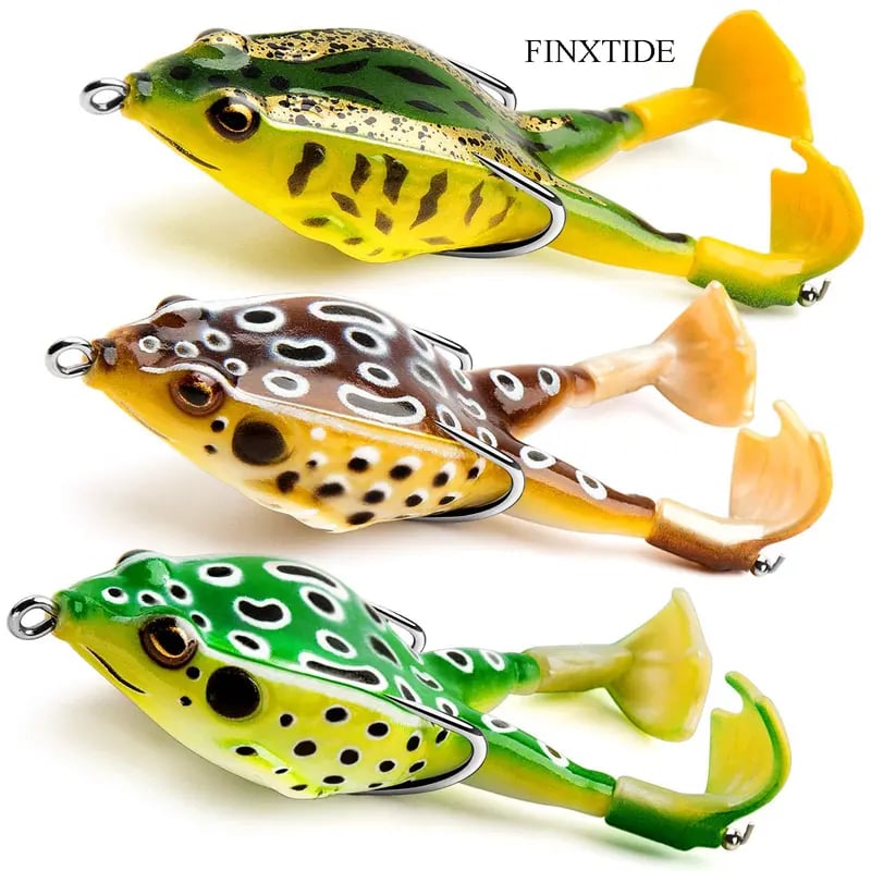 Lifelike Frog Lures Baits(5pcs a Set)