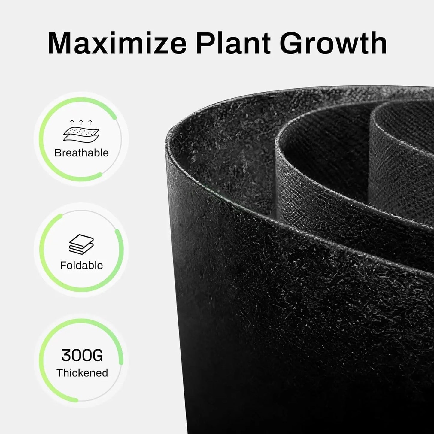 5-Pack 10 Gallon Grow Bags