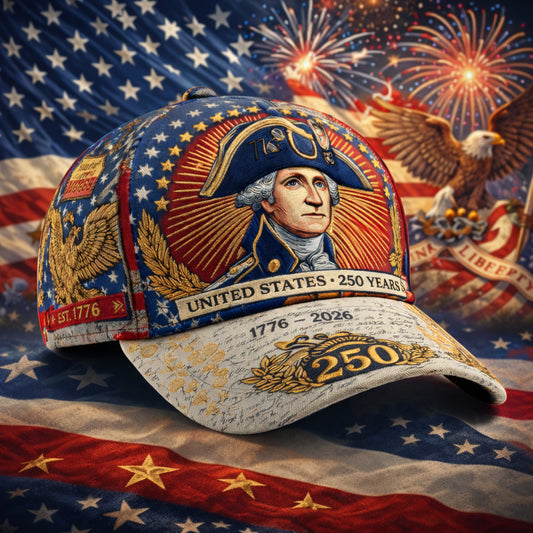 🇺🇸🦅 United States 250th Anniversary Patriotic Cap