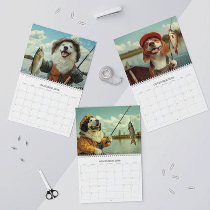 2026 Dog Fishing Calendar