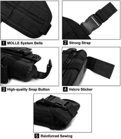 2026 Hot Sale 49% OFF🔥Tactical Adjustable Thigh Holster for Right-Handed Users