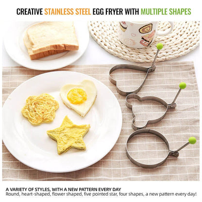🔥 LAST DAY 49% OFF- Stainless Steel Fried Egg Molds