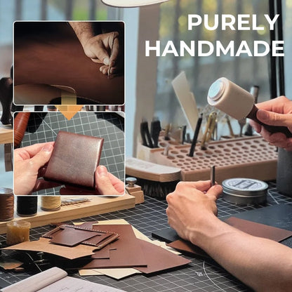 🔥LAST DAY 49% OFF - 💰💫Multifunctional Handmade Leather Wallet