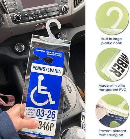 🔥🚗 Handicap Parking Placard Holder( 2 Pack )