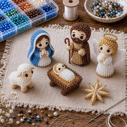 DIY Nativity Scene Beading Kit