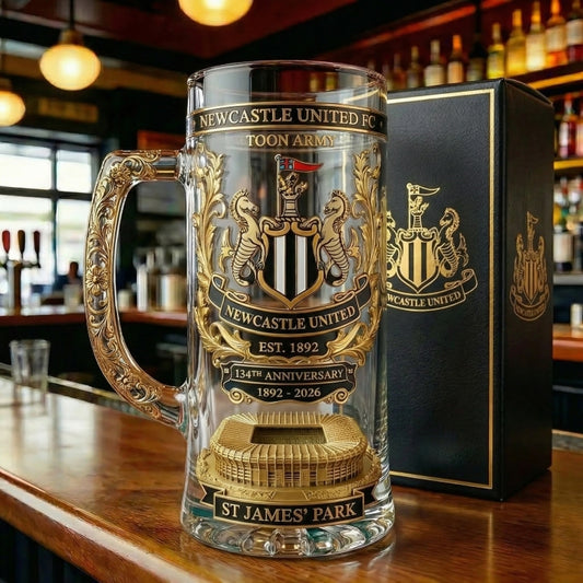 Newcastle United Anniversary Pint Glass