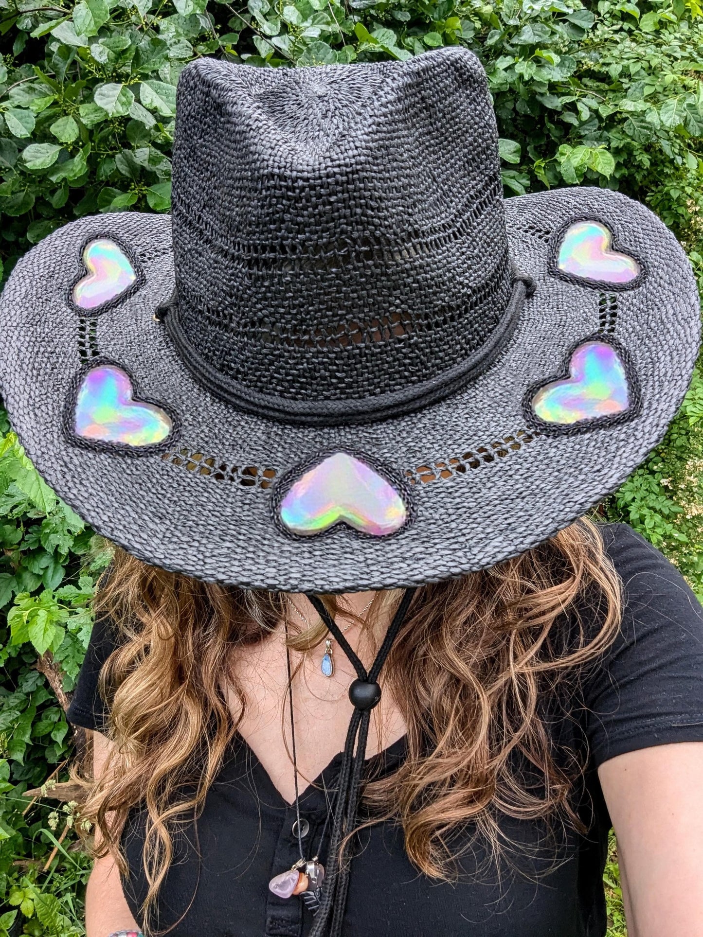 Last Day 50% OFF🔥Suncatcher Cowgirl Straw Prism Hat
