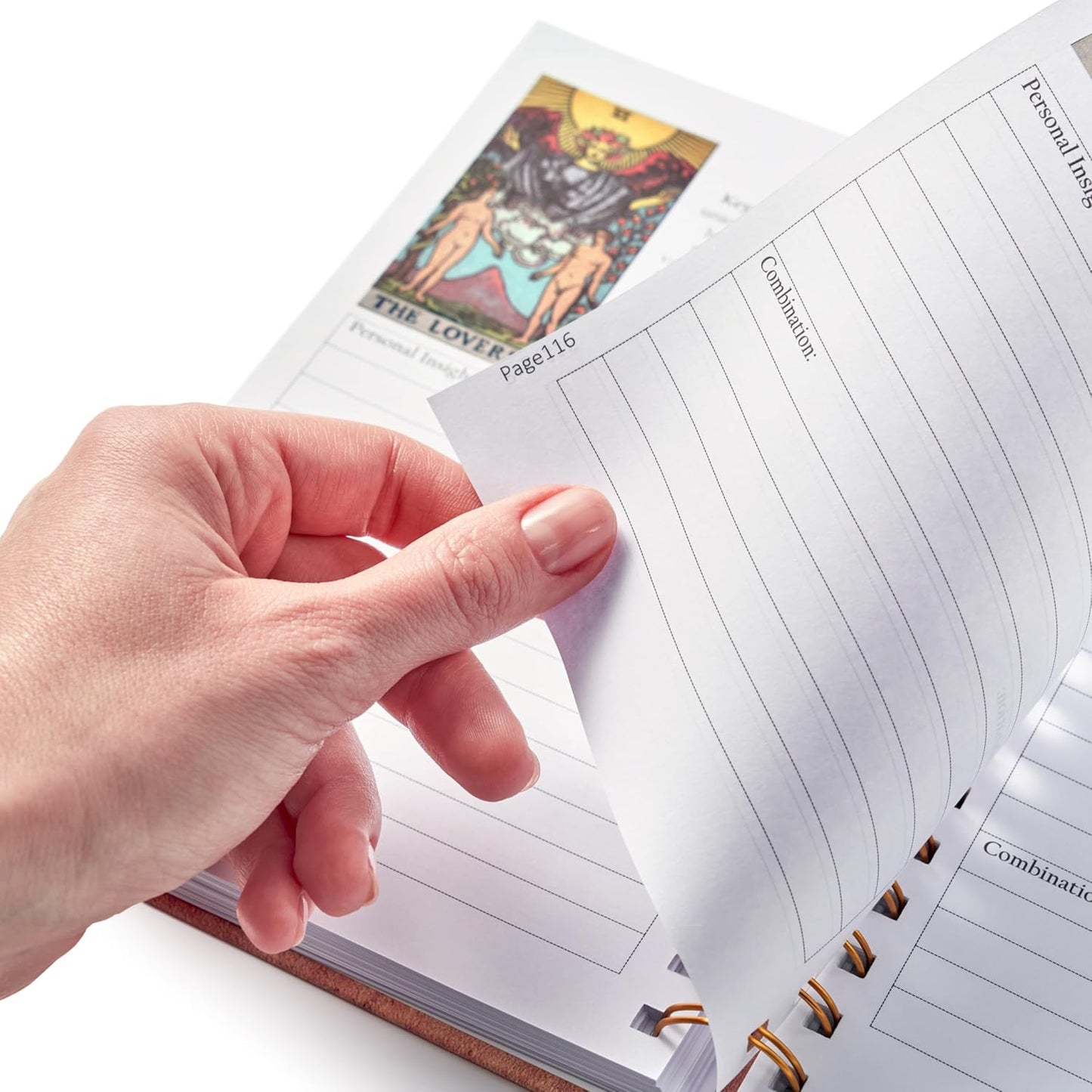 💥LAST DAY 49% OFF🧙Beginner-friendly 🔮Tarot Journal And Planner With Stickers(✨Hardcover)