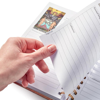 💥LAST DAY 49% OFF🧙Beginner-friendly 🔮Tarot Journal And Planner With Stickers(✨Hardcover)