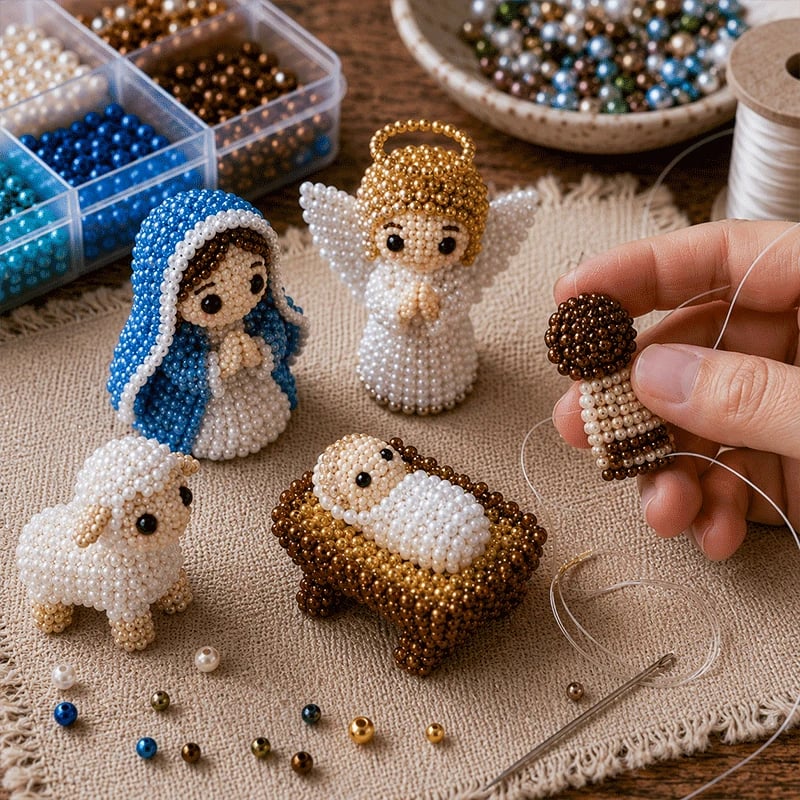 DIY Nativity Scene Beading Kit