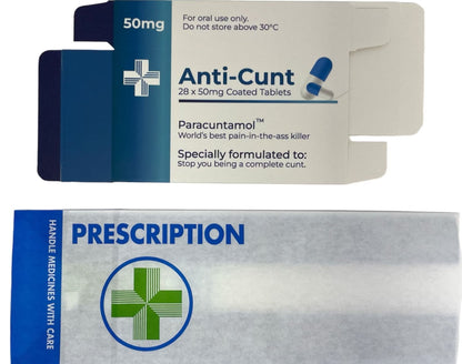 Anti-Cunt Prank Pill Box