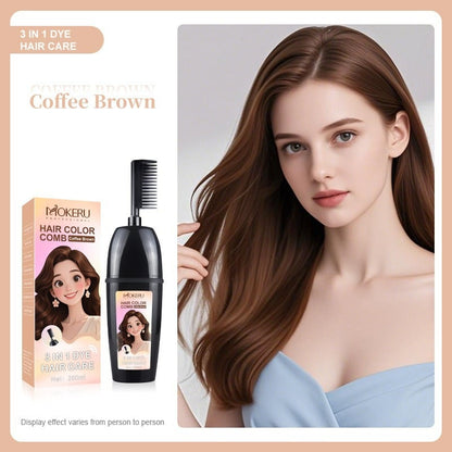 Classic Instant Hair Dye Shampoo | 3-in-1 Hair Color, Long-Lasting, Easy Home Use