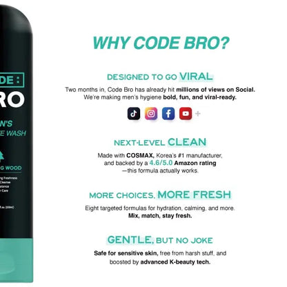 Code Bro Men's Intimate Wash
