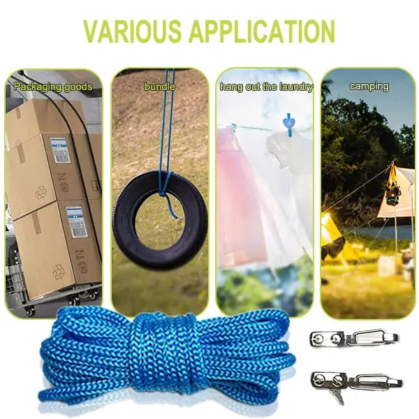 🪢🔥Retractable Buckle Rope-2026 New Roperoller with Accessory Cord