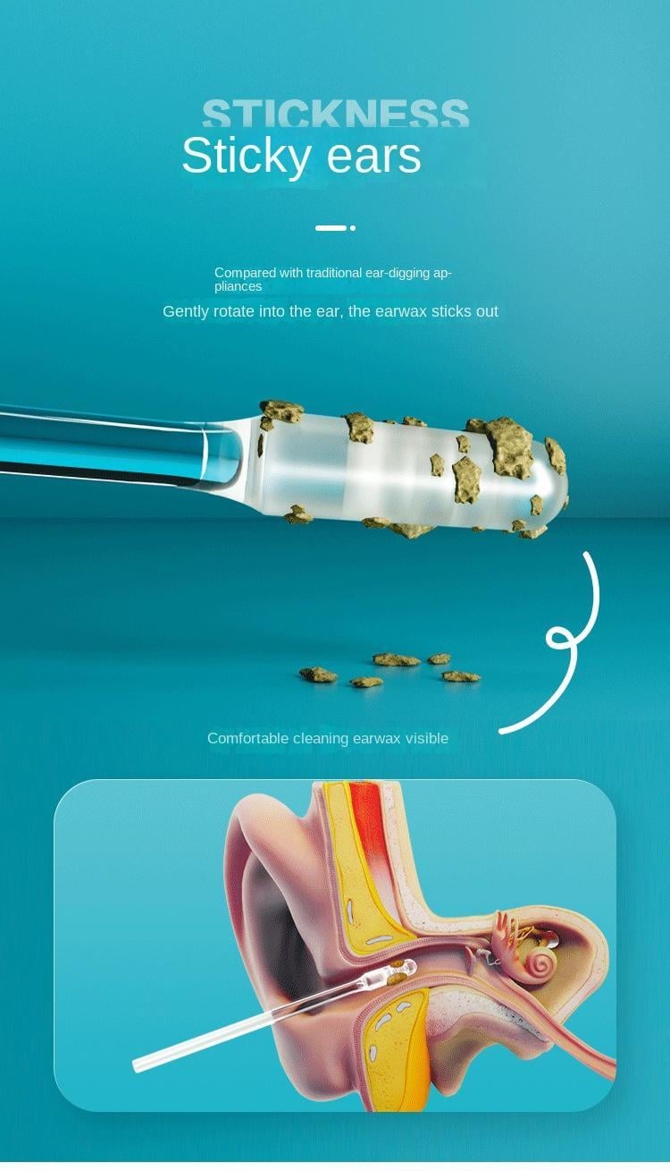 🔥Last Day 49% OFF - Ear cleanner Sticky Pick (24 Pcs/BOX)