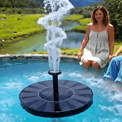 Solar Bath Fountain with 6 Nozzle