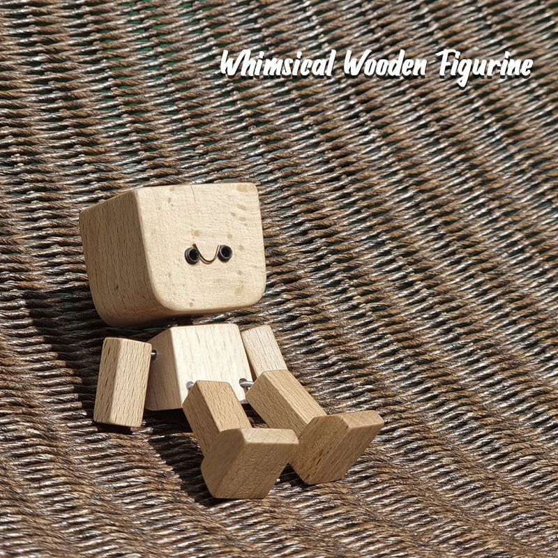 ⏰Limited stock!🔥Shaking Wooden Man Figurine （BUY 2 FREE SHIPPING)