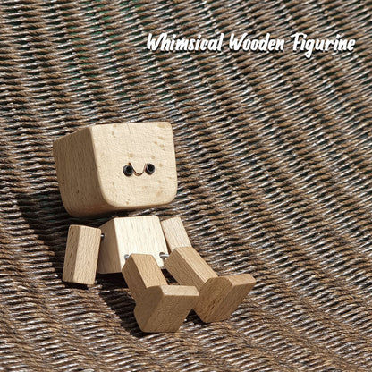 ⏰Limited stock!🔥Shaking Wooden Man Figurine （BUY 2 FREE SHIPPING)