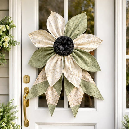 The Heritage Bloom Wreath & Bow: Multi-Piece Sewing Template Set