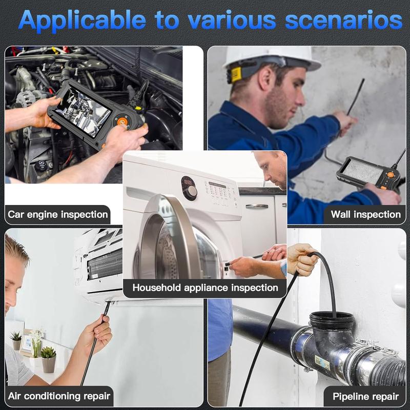 Endoscope Camera with Light - 4.3" LCD Screen Inspection Cameras