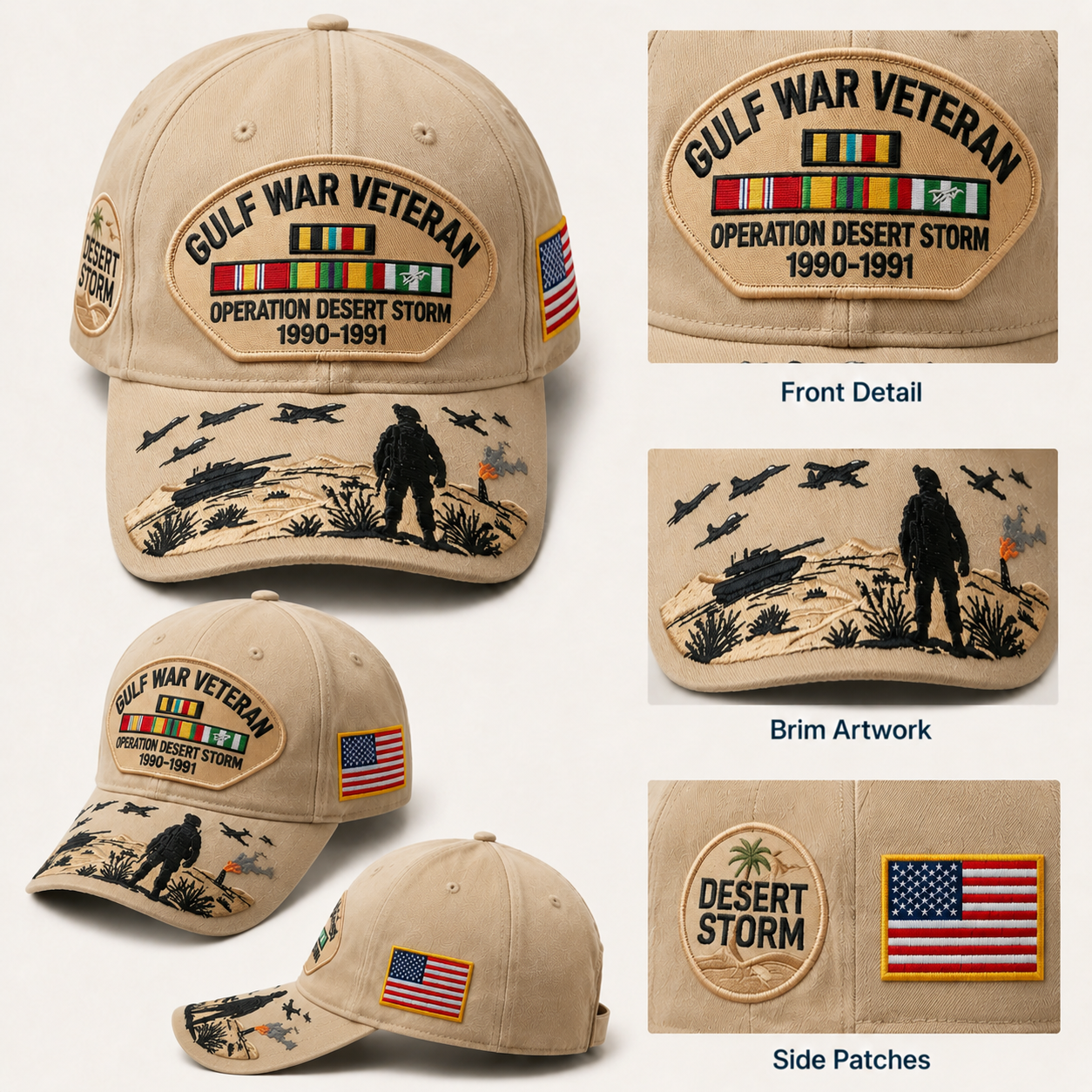 🇺🇸 Last Day Promo: 49% OFF 🎖️ - Gulf War Veteran Tribute Cap