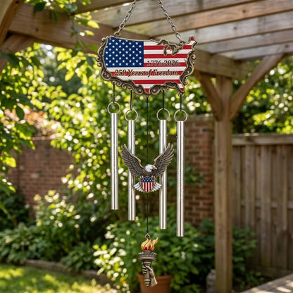 United States 250 Years of Freedom Commemorative Wind Chime