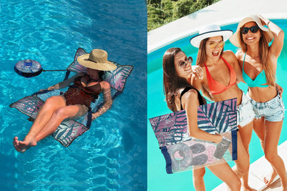 🔥LAST DAY 50% OFF -🌊All-In-one Floating Hammock & Beach Tote🛍️