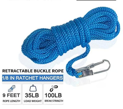 🪢🔥Retractable Buckle Rope-2026 New Roperoller with Accessory Cord