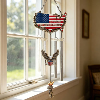 United States 250 Years of Freedom Commemorative Wind Chime