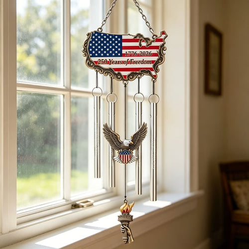 United States 250 Years of Freedom Commemorative Wind Chime