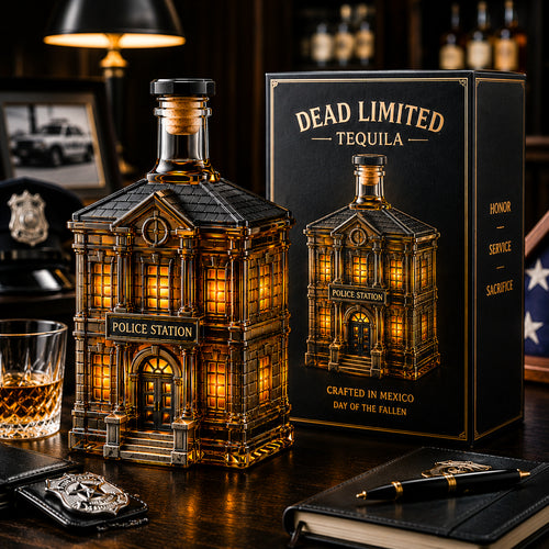 Police Station Collectible Decanter – A Tribute to Honor, Duty & Service