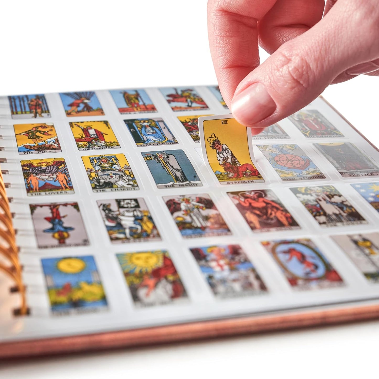💥LAST DAY 49% OFF🧙Beginner-friendly 🔮Tarot Journal And Planner With Stickers(✨Hardcover)