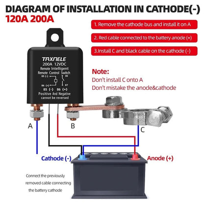 🔥Last Day 56% OFF-WIRELESS REMOTE CONTROL BATTERY RELAY SWITCH 🔌