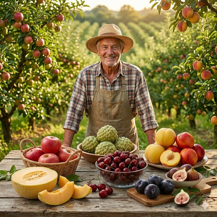 Buy 1 The 13-Piece Heirloom Fruit Collection (Non-GMO)(Each type of fruit contains fifty seeds.)