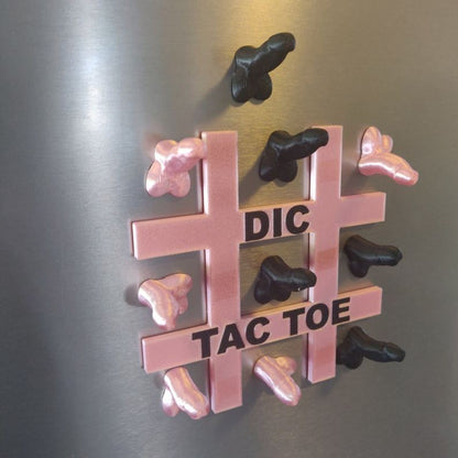 Magnetic Dic Tac Toe | A Cheeky Game for Your Fridge