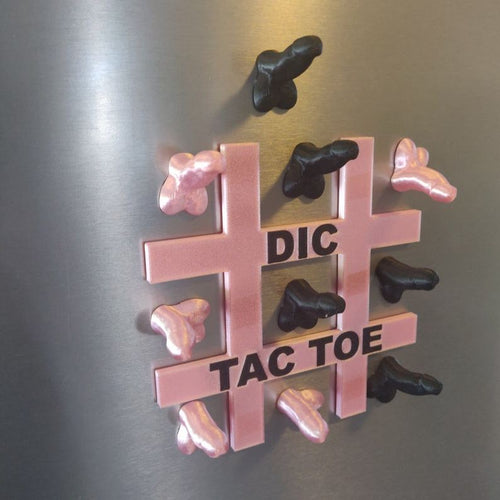 Magnetic Dic Tac Toe | A Cheeky Game for Your Fridge
