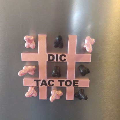 Magnetic Dic Tac Toe | A Cheeky Game for Your Fridge